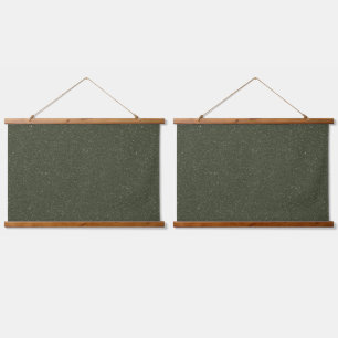 Tapiz de pared verde moscovita con colgador de mad