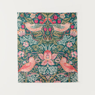 Tapiz de pared W. Morris Strawberry Thief Rosa