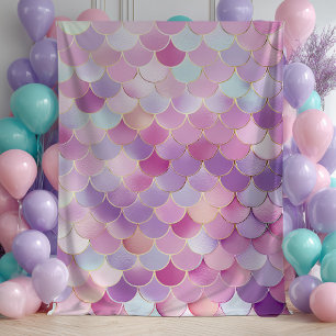 Tapiz de partido de cumpleaños de Sirena escalas