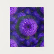 Tapiz de patrones vibrante morado
