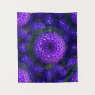 Tapiz de patrones vibrante morado