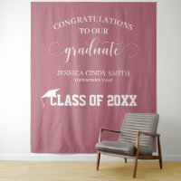 Tapiz de Propaganda de Fotomatón de Graduación en 