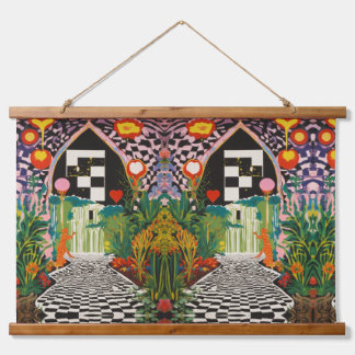 Tapiz de raven y luna - Edgar Allan Poe inspirado 