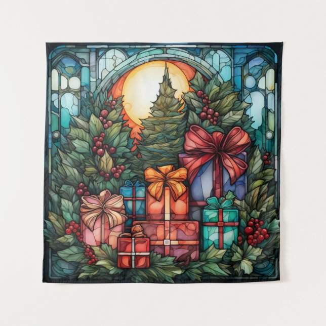 Tapiz de Regalos de Vidrio Mantenido (Anverso)