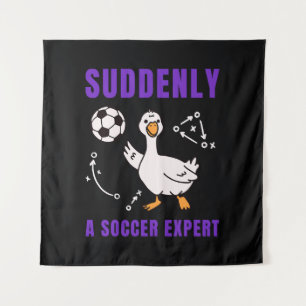Tapiz De repente un experto en fútbol