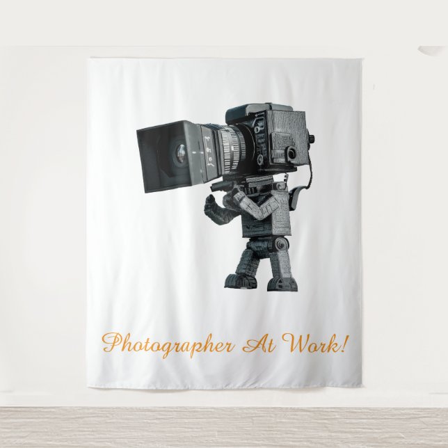 Tapiz de Robot de Fotografía (Anverso)