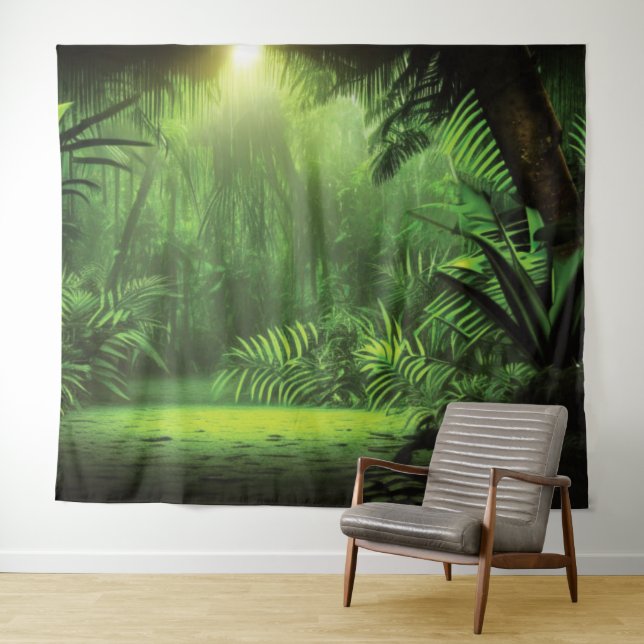 Tapiz de selva tropical (In situ (horizontal))