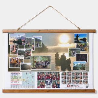 Tapiz de senderos de canoa 2018