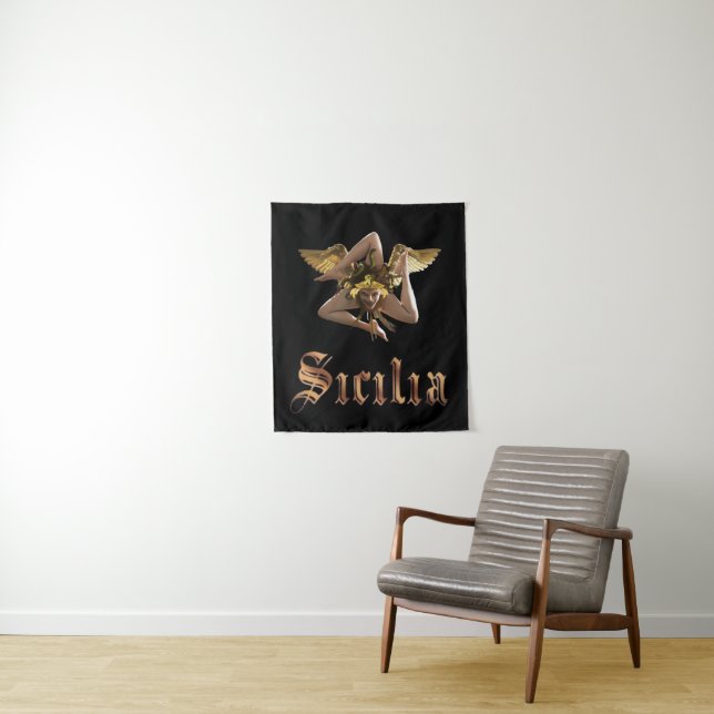 Tapiz de Sicilia / Sicilia Trinacria (In situ)