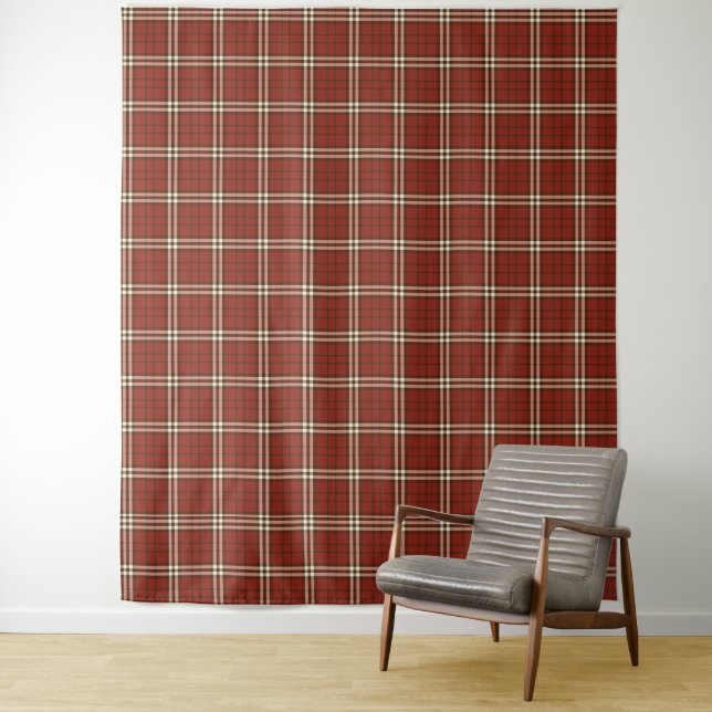 Tapiz de Tartán Rojo (In situ)