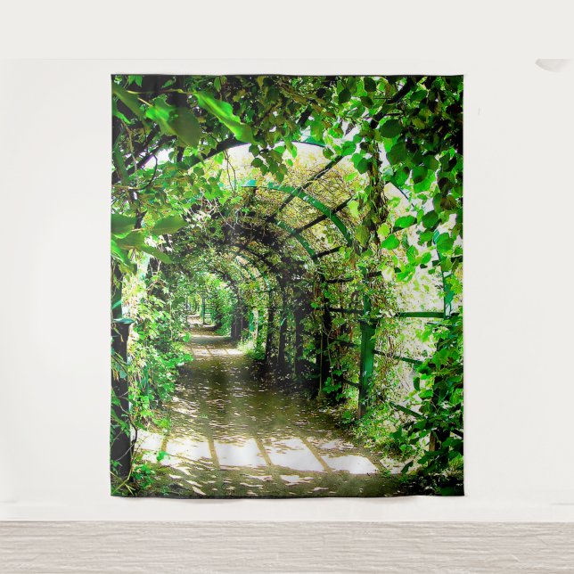 Tapiz de telón de fondo fotográfico con arco de ve (Anverso)