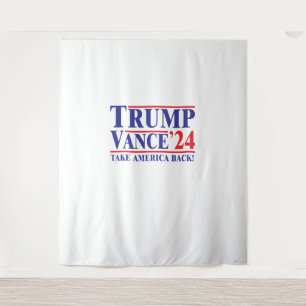 Tapiz de Trump Vance 2024 "Recuperar a Estados Uni