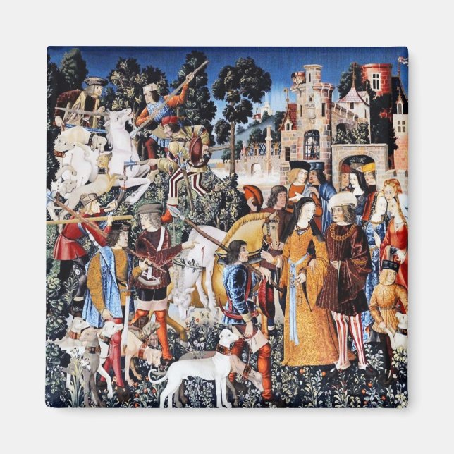 Tapiz de unicornio #6 imán (Frente)