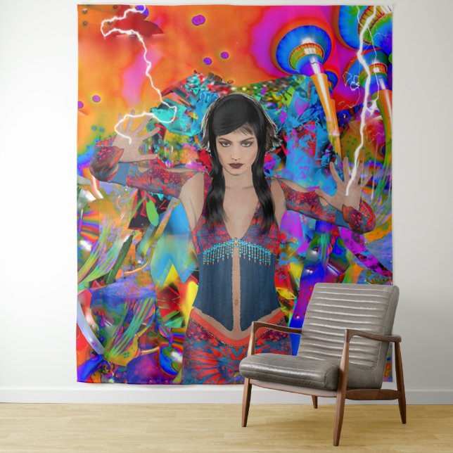 Tapiz de viajero eléctrico (In situ)