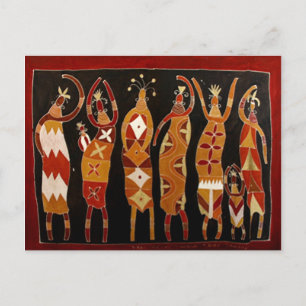 Tapiz de vida - postal