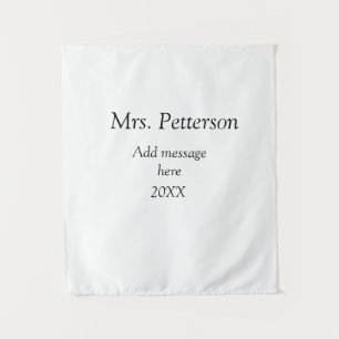 Tapiz De vuelta a la apreciación de los profesores escol