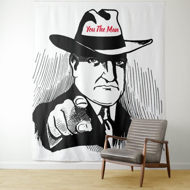 Tapiz de You The Man (In situ)