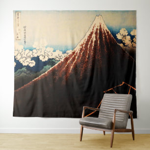 Tapiz Debajo de la Cumbre Arte Ukiyo-e japonés