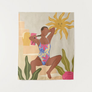 Tapiz Debajo del Sol Sonriente