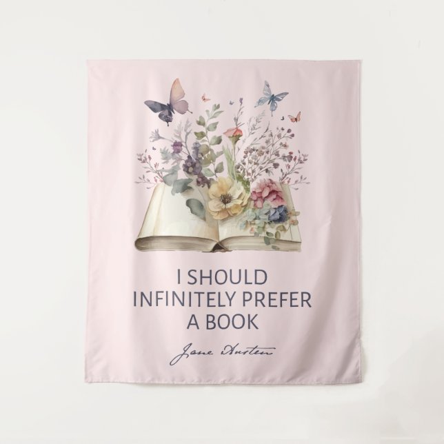 Tapiz Debería Preferir Infinitamente Un Libro II - Jane  (Anverso)