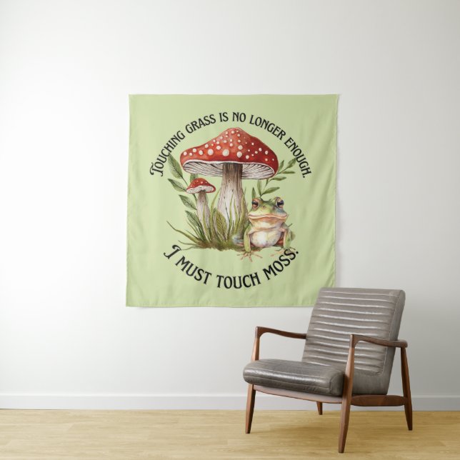 Tapiz Debo tocar musgo (In situ)