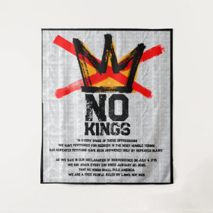 Tapiz Declaración de Independencia de NO KINGS OTRA VEZ