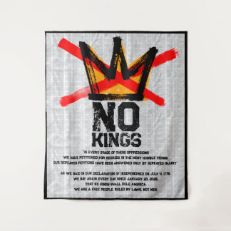 Tapiz Declaración de Independencia de NO KINGS OTRA VEZ