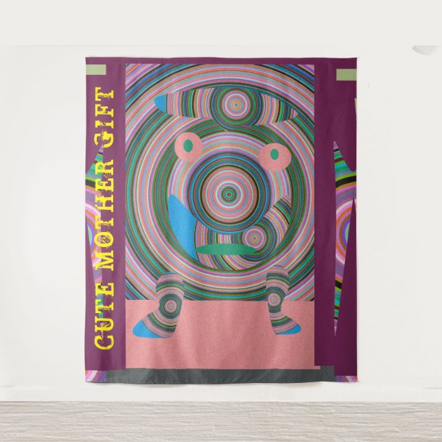 Tapiz DECOR_Room_CUTE MOTHER GIFT_PINK_RMDESIGNFLO55 (Anverso)