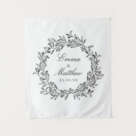 Tapiz Decoración caprichosa del suelo del Boda de guirna