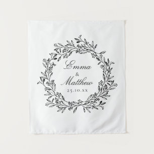 Tapiz Decoración caprichosa del suelo del Boda de guirna