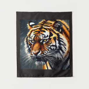 Tapiz Decoración de habitación colgante de tigre gruñón
