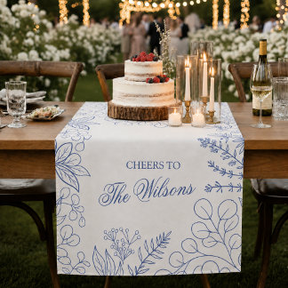 Tapiz Decoración de mesa de boda personalizada con chino