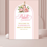 Decoración de pared de celebración con pétalos mod