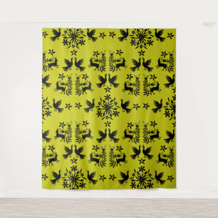 Tapiz Decoración Otomi Mexicana