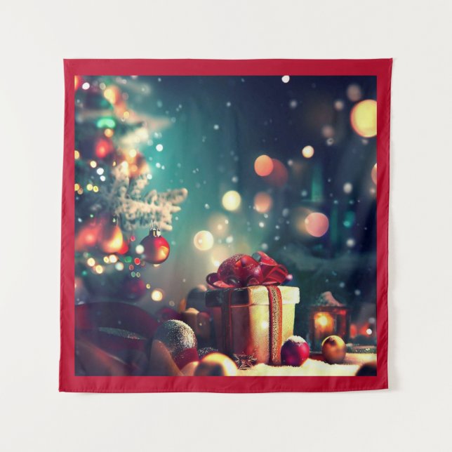 Tapiz Decoraciones navideñas 6 (Anverso)