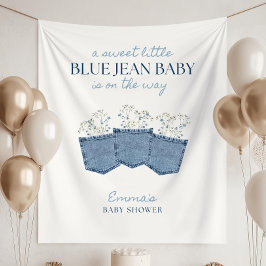 Tapiz Decoraciones personalizadas para baby shower con j