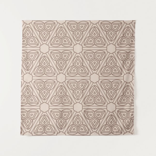 Tapiz decorative geometric seamless pattern. illustratio (Anverso)