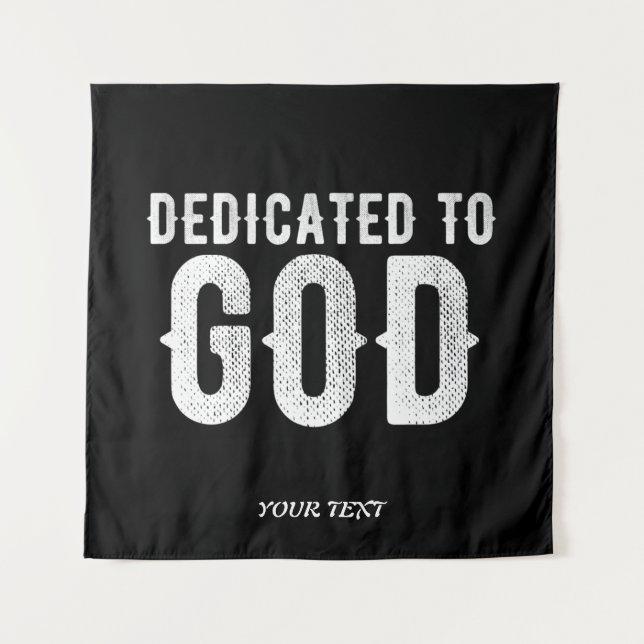 TAPIZ DEDICADO A DIOS FRÍO PERSONALIZABLE BLANCO (Anverso)