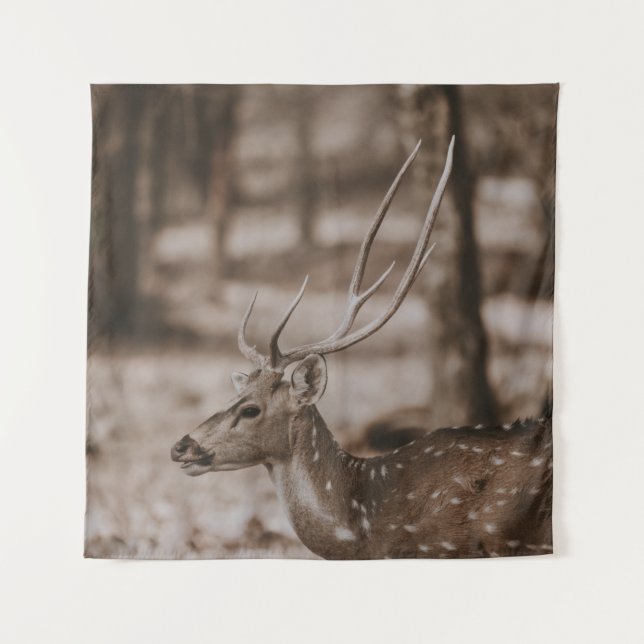 TAPIZ DEER CON ANTLERS (Anverso)