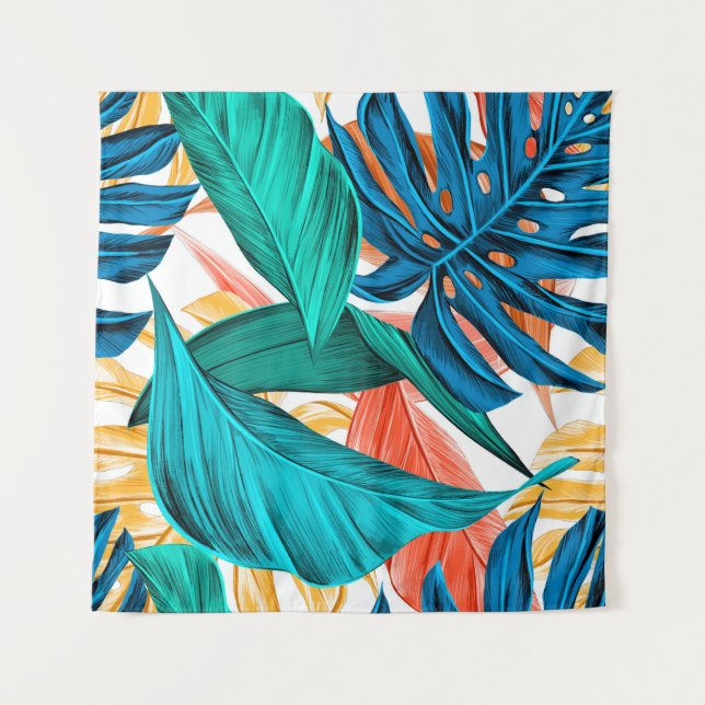 Tapiz Deja exótico verano tropical (Anverso)