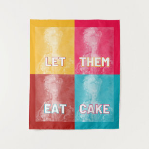 Tapiz "Déjenlos comer pastel": Marie Antoinette (arte po