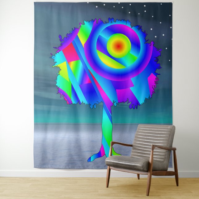 Tapiz del árbol del arco iris (In situ)