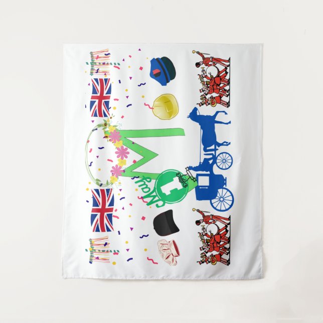 Tapiz del Día de Mayo (Reino Unido) de la colecció (Anverso)