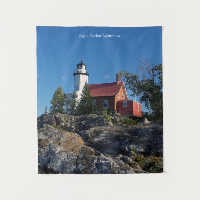 tapiz del faro de Eagle Harbor (Anverso)