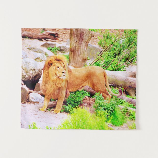 tapiz del león (Anverso (horizontal))