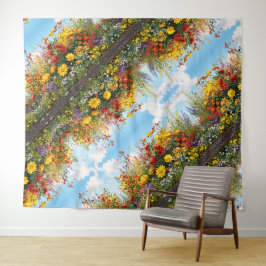 Tapiz del Muro de Flor Silvestre