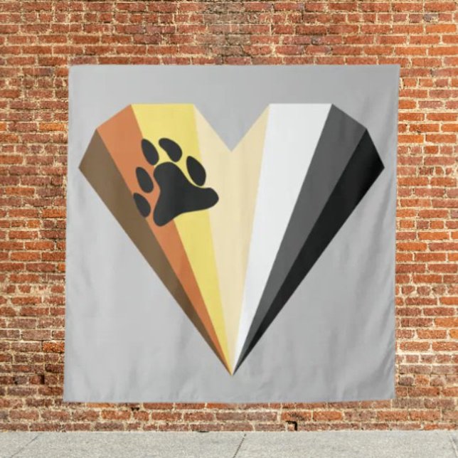 Tapiz del Orgullo del Oso de Corazón (Subido por el creador)