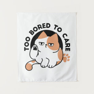 Tapiz Demasiado Aburrido para Importar – Frase Divertida