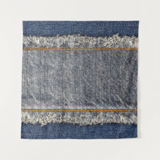Tapiz Denim Blue Jeans: Parche doble Casual