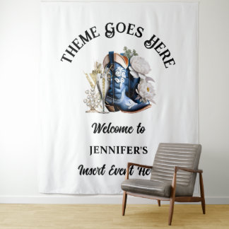Tapiz Denim lace Texas país cowgirl botas burbujeadas mo